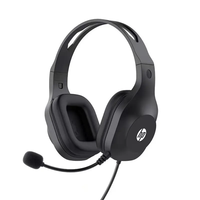 HP DHH-1601 Casque de Jeu Filaire Casque Écouteur de Jeu Manette de Jeu Casque Supra-Auriculaire avec Microphone