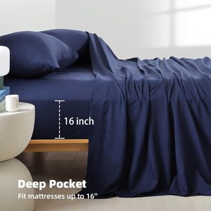 Bộ ga gối đệm cao cấp mềm mại, thoáng khí, dễ chăm sóc, có túi sâu dành cho khách sạn - Product Image 3