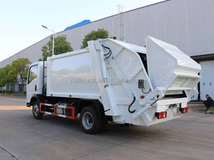 Camión Compactador de Basura HOWO RHD de 8 CBM con Cubierta Protectora para Recolección de Residuos - Product Image 5