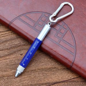 Personalized Design 6 in 1 Plastic Portable Keychain Ball <b>Pen</b> with Custom Logo for Engineer <b>Gifts</b> - Product Image 6