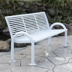 Ghế công viên ngoài trời Iron Art Leisure Scenic Area Ghế đôi - Product Image 3