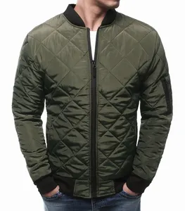 Chaqueta <span class=keywords><strong>de</strong></span> <span class=keywords><strong>Invierno</strong></span> para <span class=keywords><strong>Hombre</strong></span>, Otoño 2019, Chaqueta Acolchada <span class=keywords><strong>de</strong></span> Algodón a Cuadros para <span class=keywords><strong>Hombre</strong></span> - Product Image 1