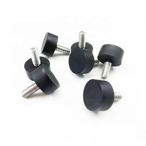 Bloc amortisseur <span class=keywords><strong>en</strong></span> caoutchouc, isolateur anti-vibration, silent block, filetage mâle/femelle, acier zingué <span class=keywords><strong>noir</strong></span>, personnalisable - Product Image 1