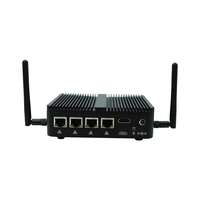 Mini PC Intel Ce-leron Quad Core J4125 Win11 1 * DB9 RS232 COM 4 * RJ45 2,5G LAN 300M WiFi HD Computadora de escritorio industrial sin ventilador