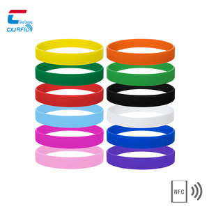 Pulsera de silicona <span class=keywords><strong>con</strong></span> logotipo impreso personalizado, RFID, <span class=keywords><strong>NFC</strong></span>, <span class=keywords><strong>con</strong></span> Chip inteligente reutilizable - Product Image 5
