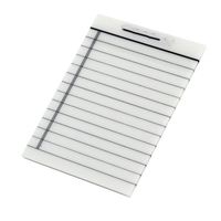 Blocs-notes autocollants en papier/PET de format standard, personnalisables avec logo et message, pour étudiants et enfants