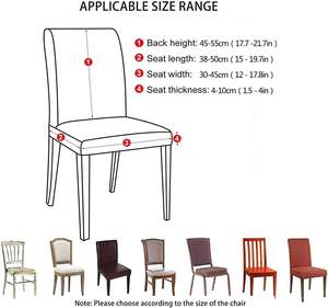 Housse de chaise extensible jacquard taille XL, housses de chaise élastiques en spandex pour salle à manger/cuisine/hôtel/fête/banquet - Product Image 6