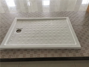Plateau de <span class=keywords><strong>douche</strong></span> <span class=keywords><strong>rectangulaire</strong></span> extra large en résine pour salle de bain - Product Image 5