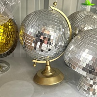 Masque de boule disco floqué fait main de haute qualité, personnalisé, en forme d'ours, pour la décoration de soirées KTV et DJ, directement de l'usine