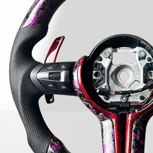 Volante Deportivo de Fibra de Carbono para BMW F30 E90 M3 M5 F36 F32 E92 E46 E87 F22 F34 F06 E39 F07, Plug and Play, LED, Superventas - Product Image 5
