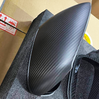 Coque de rétroviseur en fibre de carbone mate 2019-2024, coque de rétroviseur modifiée, adaptée aux 911 992