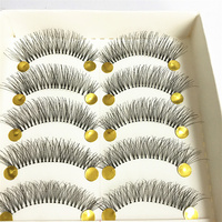 Cils à Bande Invisible 10 Paires, Faux Cils 3D en Vison Synthétique, Courts et Naturels, Bande Transparente, Extension de Cils Doux