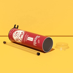 Tubo di Carta Personalizzato per Sushi Pushi Pop con Bacchette, Biodegradabile, Confezione Cilindrica in Carta per Alimenti - Product Image 3