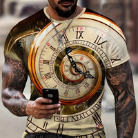 T-shirt en maille polyester personnalisé pour homme, imprimé avec lettres, tendance, à manches courtes, vente chaude d'été, col ras du cou, directement de l'usine, OEM