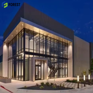 Quick Build Light Steel <b>Frame</b> Car Dealership Building Showroom Welding Cutting Solid H-shape Steel Beam Customizable Size - Product Image 5