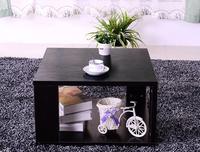Ensemble de meubles de salon multifonctionnel moderne et simple, table basse et meuble TV en pierre brûlée de style nordique