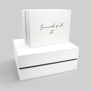 Custom Logo Gold Foil Stamping Specialty Paper Lid And Base <b>Box</b> With Neck For Skincare Cosmetic Packaging Luxury Gift Boxes - Product Image 3
