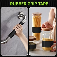 Prix de gros, logo personnalisé, ruban adhésif en caoutchouc et cuir PU, ultra résistant, imperméable, antidérapant, acrylique, simple face, pour usage en salle de bain