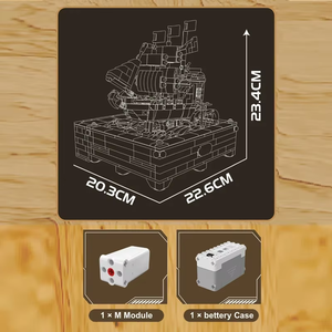 Juguetes de barco pirata, el dinámico barco pirata Mould King 10243, modelo de barco de bloques de construcción, juego de ladrillos, regalo de Navidad para niños - Product Image 5