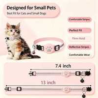 Collier GPS pour animaux de compagnie, localisateur de chat, suivi Bluetooth, sangle de cou réfléchissante, étanche pour chats