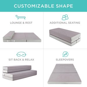 Colchones plegables de alta calidad de lujo flexibles de corte personalizado Colchón de espuma japonés doble portátil y plegable Individual 150*200 - Product Image 3