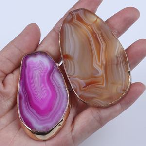 Pendente in Cristallo di Quarzo Naturale Brasiliano per Guarigione Reiki, <span class=keywords><strong>Agata</strong></span> <span class=keywords><strong>Minerale</strong></span> - Product Image 1