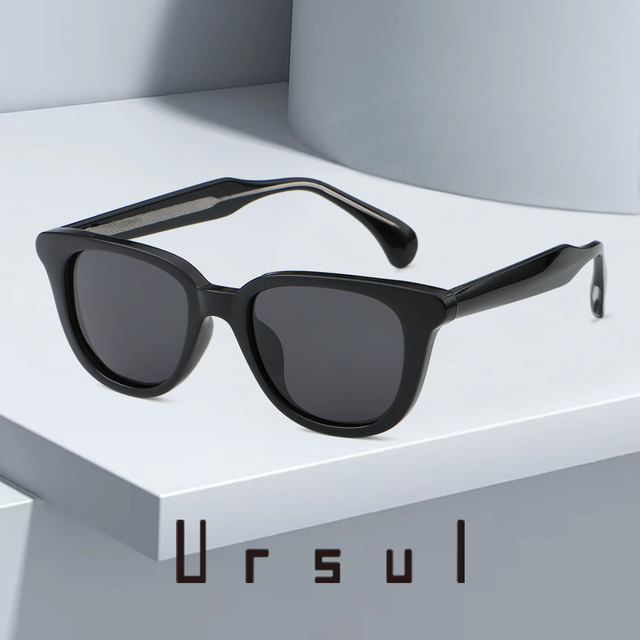 Logo Custom 2026 Fashion Retro Black Big Frame Driving Sun Glasses UV400 Oversized Square Sunglasses for Women