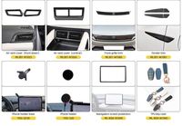 Accessoire intérieur pour BYD Yuan up EV Atto 2 Accessoires LHD RHD ABS Carbon Fiber Pattern Decorative Trims Interior Auto Parts