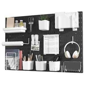 Échantillon gratuit, style populaire, étagère murale pour salon, cuisine, chambre à coucher, panneau perforé gratuit, supports et étagères de rangement - Product Image 2
