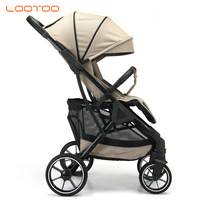 Poussette pliable légère écologique à 4 roues pour enfants/sécurité bébé enfants poussette