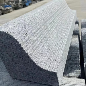 Precio barato China Granito gris claro Banco de piedra escalonada para exteriores Bordes divididos naturales Procesamiento de forma especial - Product Image 5