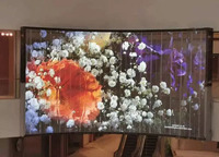 P3.91-Écran publicitaire de fenêtre virtuelle pour magasin Affichage à led transparent intérieur p3.91-7.82