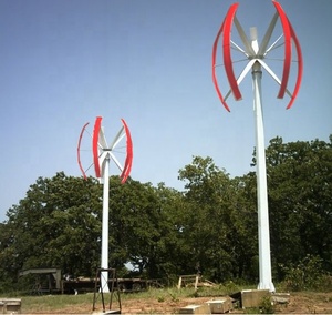 Kit éolien à axe vertical intelligent 5G App CE 2KW 3KW 5KW 10KW 10KWh pour toiture, usage domestique - Product Image 2