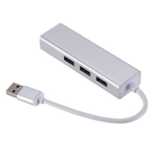 <b>Usb</b> 3.0 Hub 4 Port Aluminum Alloy With Led Indicator For Laptop Computer Expansion - Product Image 1