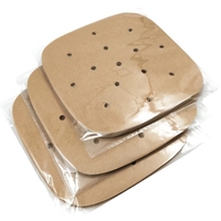 Revestimiento de papel absorbente de aceite desechable a prueba de aceite para freidora de aire para hornear barbacoa doméstica Pizza pan Hamburguesa en horno de sartén de cocina