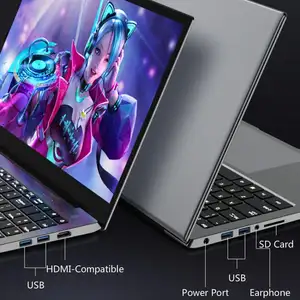 Private Label Tragbarer schlanker Finger abdruck Entsperren Sie den Computer 15,6 Zoll Intel I9 10880H 32GB RAM SSD 1TB Win 10/11 Pro i9 Core Laptop