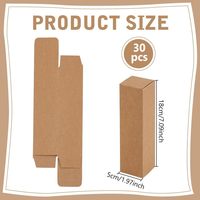 PH PandaHall 30 boîtes cadeaux rectangulaires en carton kraft 2x2x7 pouces pour huiles essentielles et diffuseurs/flacons compte-gouttes en verre Chine