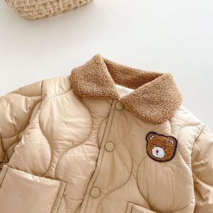 <span class=keywords><strong>Veste</strong></span> en coton ours en peluche pour enfants 0-5 ans vêtements d'hiver pour enfants pour garçons et filles Style dessin animé avec <span class=keywords><strong>veste</strong></span> en coton - Product Image 3