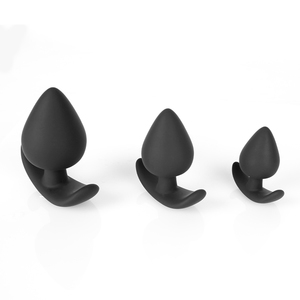 Hete aanbieding siliconen butt plug draagbare anale pluggen 3 maten beschikbaar adult <span class=keywords><strong>sex</strong></span> anale speeltjes grote siliconen anale plug voor vrouwen en mannen - Product Image 1