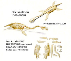 Birden stilleri dinozor kazmak kitleri PP plastik hayvan kafatası DIY dinozor iskelet montaj oyuncaklar - Product Image 5