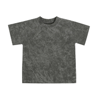 Baju Anak Laki-laki Perempuan Balita Lengan Pendek O-Neck Musim Panas Atasan Kaos Anak Katun Batik