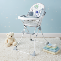 Chaise haute pliable pour bébé CLAF BEBE, table et chaise pour enfants, hauteur réglable et pliable, pour repas de bébé