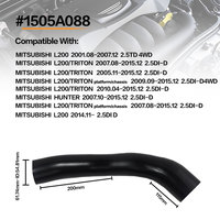 Selang Udara Inter Cooler Intake/Outlet untuk Mitsubishi L200 Triton IVInte V Pajero Montero Sport Nativa II 2008-2016 4D56 2.5D KA4T