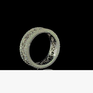 Anillo de Diamante Moissanite de Excelente Calidad con Piedra Brillante y Estilo de Joyería Elegante Disponible a un Precio Razonable - Product Image 2
