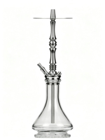 Ensemble de tiges de chicha intégrées en acier inoxydable 304, chemin d'air dégagé pour une saveur de fumée pure, plateau à charbon personnalisé avec logo, accessoires de chicha
