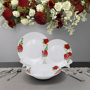 <span class=keywords><strong>Service</strong></span> de table <span class=keywords><strong>en</strong></span> <span class=keywords><strong>porcelaine</strong></span> écologique style floral avec logo personnalisé, cadeaux promotionnels, <span class=keywords><strong>service</strong></span> OEM <span class=keywords><strong>en</strong></span> gros disponible, <span class=keywords><strong>prix</strong></span> de gros usine - Product Image 5