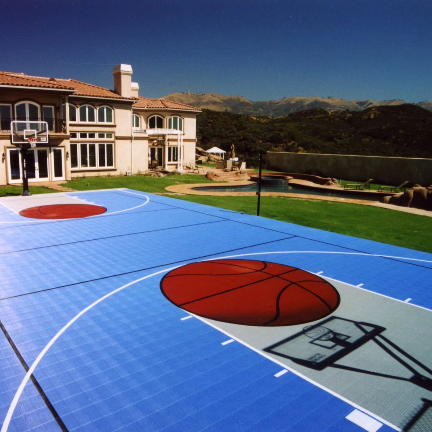 PORTERIA MULTIFUNCIONAL CON TABLERO BASQUETBALL PF002 - Porterías PORTERIA MULTIFUNCIONAL CON TABLERO BASQUETBALL PF002 - Porterías