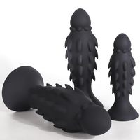 Vibromasseur réaliste télécommandé pour stimulation vaginale, point G et prostatique, avec barbelures, type monstre extraterrestre, pour femmes