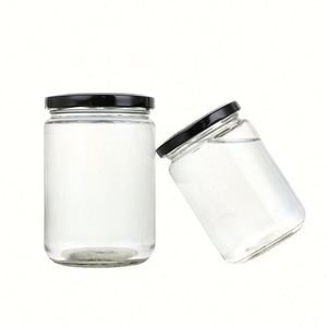 Bocaux en verre mini modernes de 32 oz avec couvercles hermétiques pour le stockage alimentaire et les loisirs créatifs (miel, liquides, épices, confitures) – Contenants de cuisine - Product Image 4