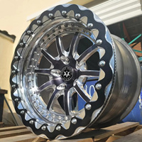 Jantes de course forgées Viaol 17x11/15x10 5x114.3 5x112, spécifications des jantes adaptées aux Mustang GT500, Camaro SS, Challenger